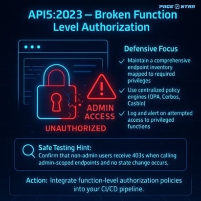 Broken Function Level Authorization