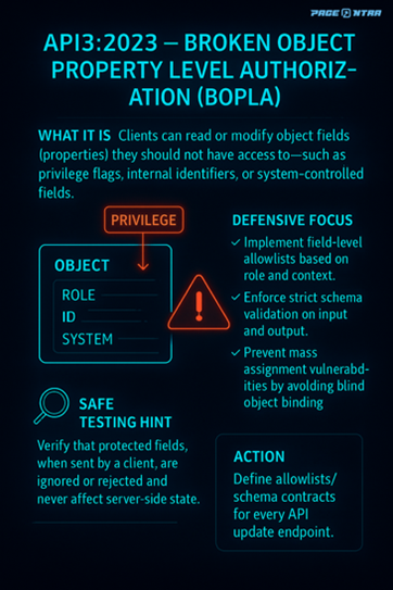 Broken Object Property Level Authorization (BOPLA)