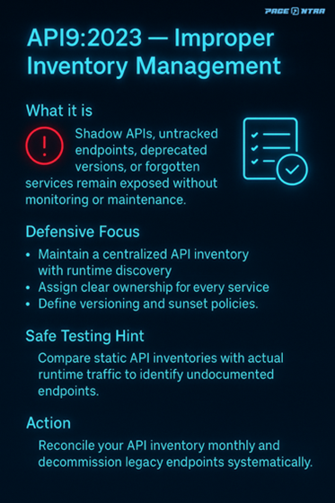 Improper Inventory Management