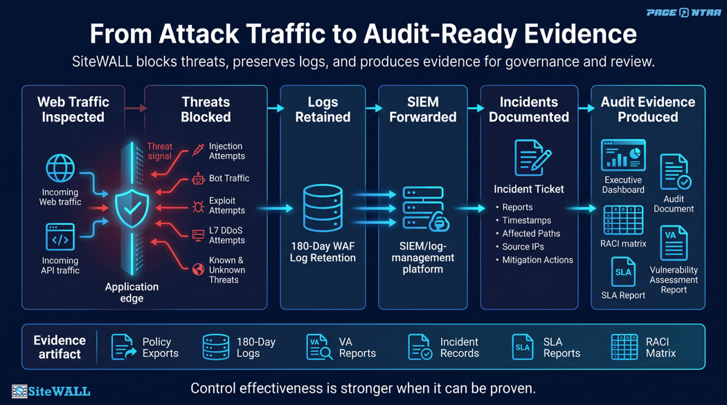 From Attack Traffic to audit-ready evidence